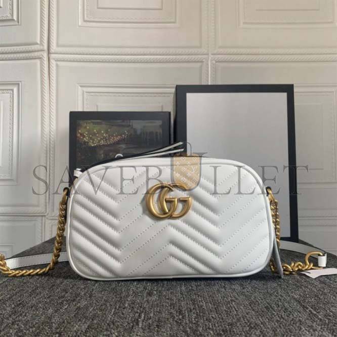 GUCCI MARMONT SMALL MATELASSE SHOULDER BAG 447632   (24*13*7cm)